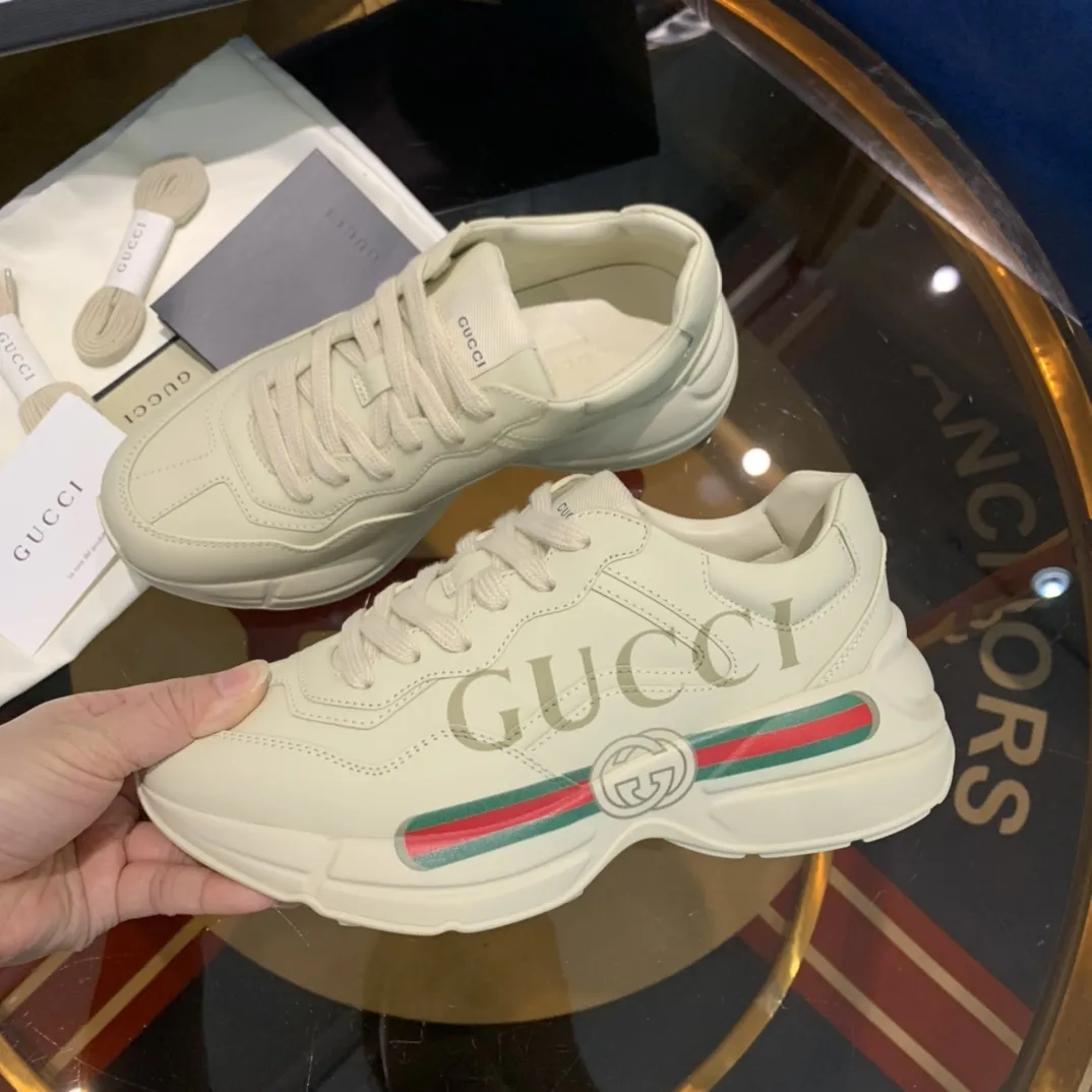 Gucci Rhyton Sneaker Beige Low Top –  Rep Shoes & Fake Gucci Replicas Affordable 926