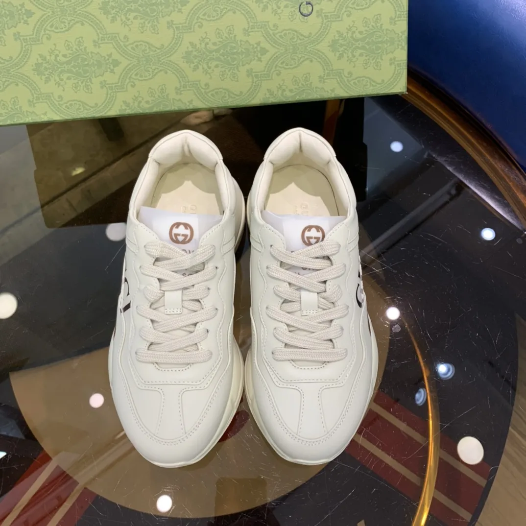 Soft Gucci Rhyton Sneaker White Bear Design –  Rep Shoes with Iconic Replica Style 911