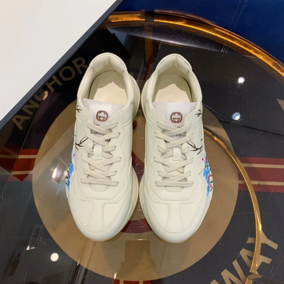 Gucci Rhyton Sneaker White  Print – Premium Replica Shoes OnTrend 933