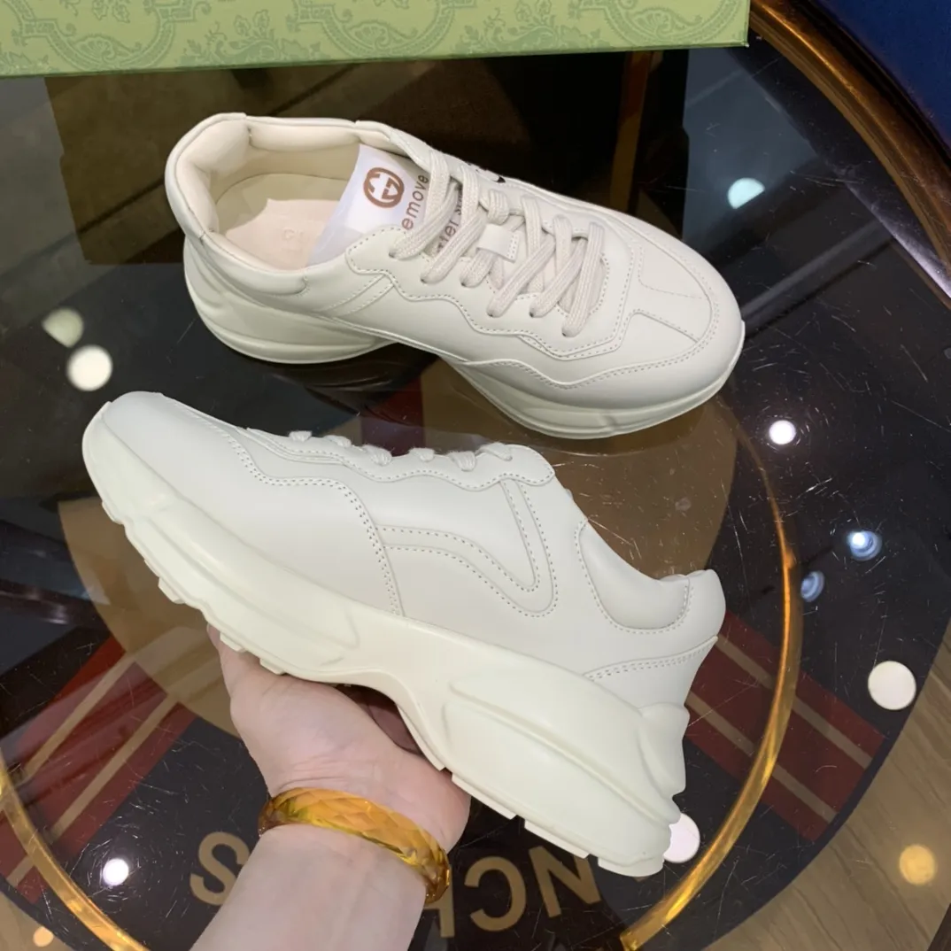 Compact Gucci Rhyton Sneaker White Leather Dad Shoe –  Rep Shoes & Replica Gucci 930