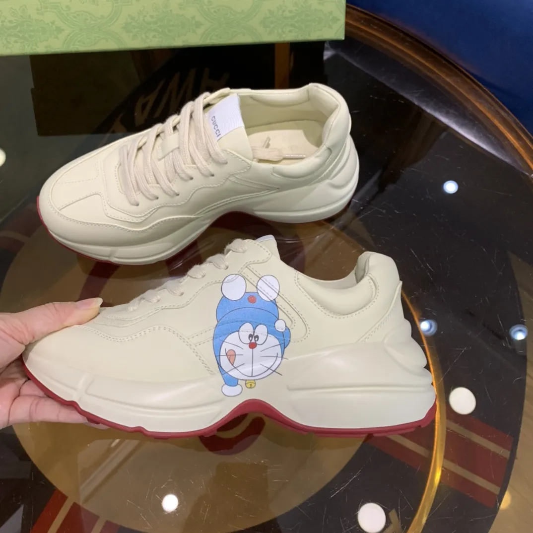 Bold Gucci Rhyton Sneaker White Leather Low-Top –  Rep Shoes & Replica Footwear 922
