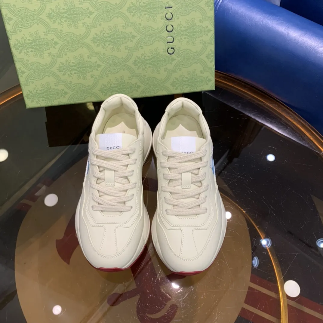 Bold Gucci Rhyton Sneaker White Leather Low-Top –  Rep Shoes & Replica Footwear 922