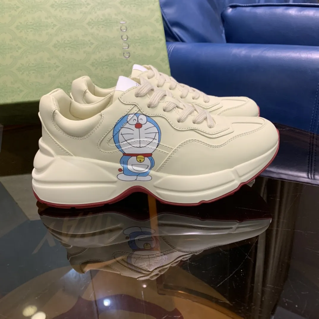 Bold Gucci Rhyton Sneaker White Leather Low-Top –  Rep Shoes & Replica Footwear 922