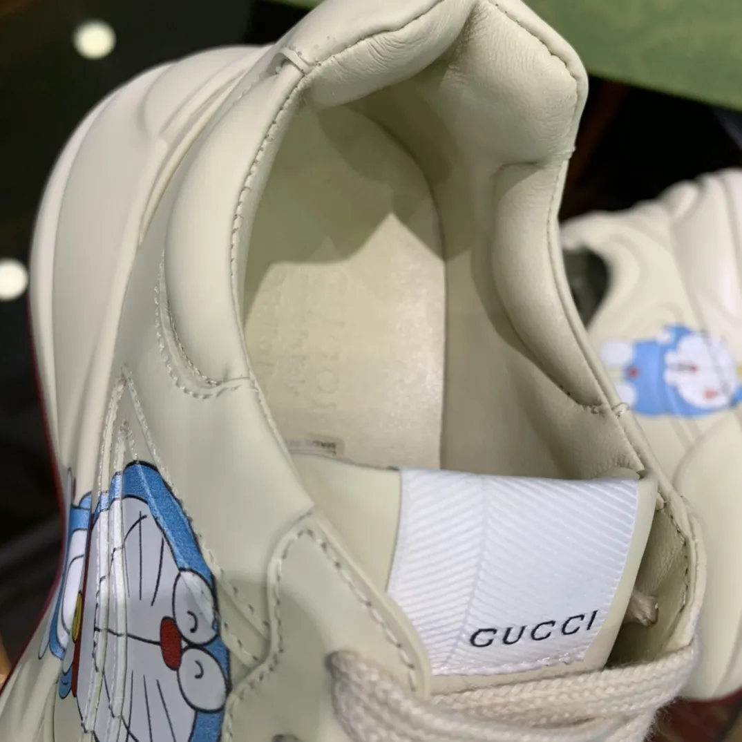 Bold Gucci Rhyton Sneaker White Leather Low-Top –  Rep Shoes & Replica Footwear 922