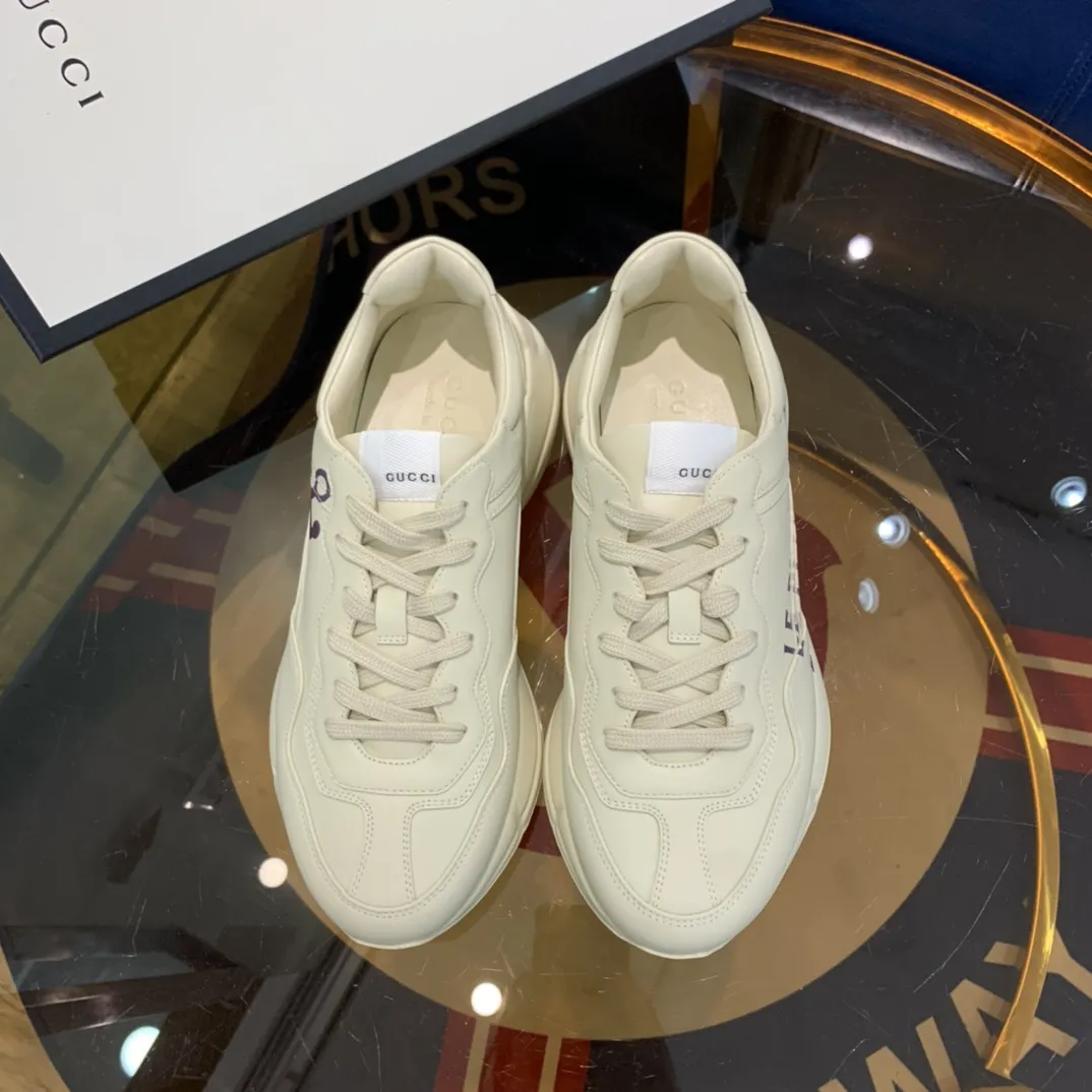 Gucci Rhyton Sneakers White Leather Dad Shoes –  Rep Shoes & Replica Styles TechFriendly 934