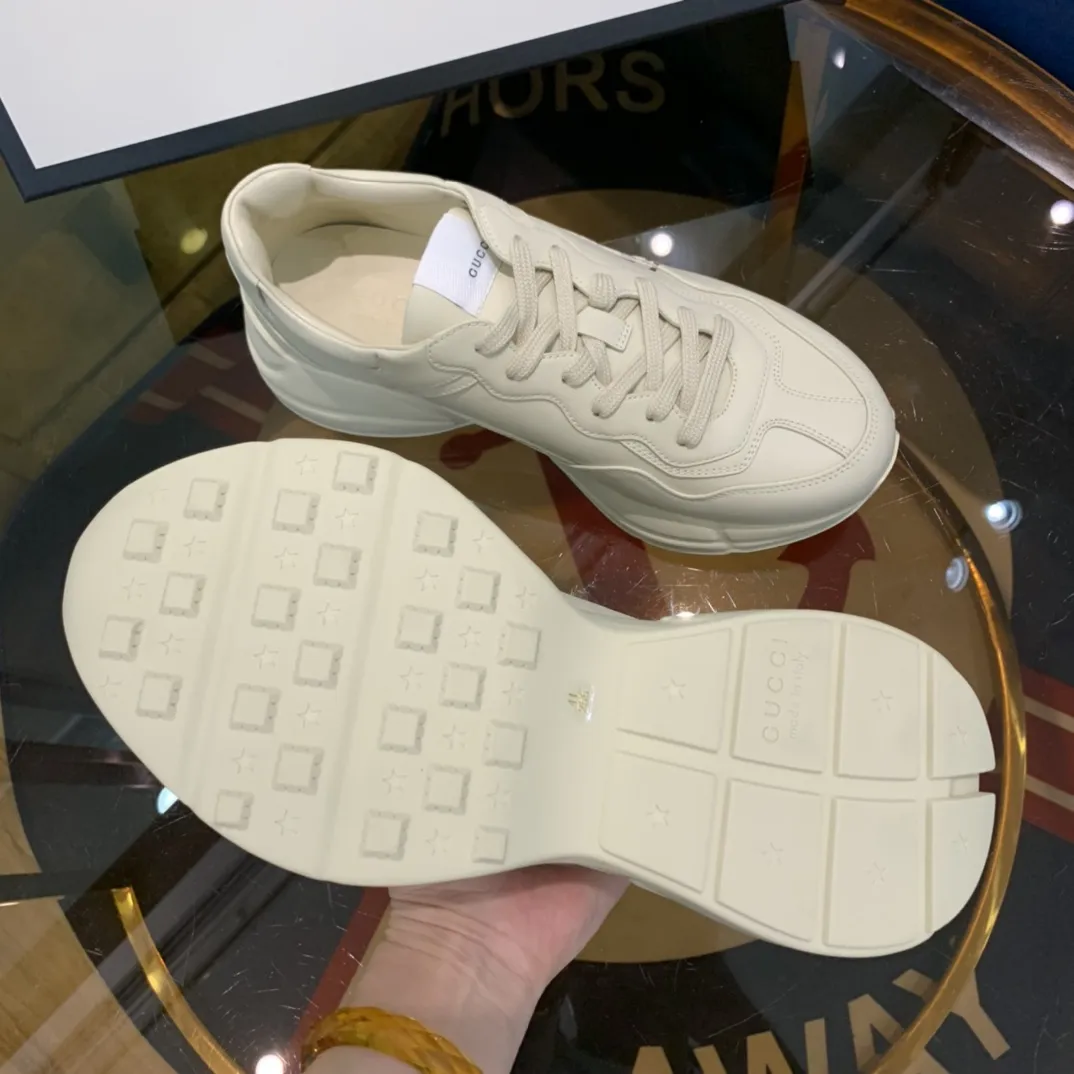 Gucci Rhyton Sneakers White Leather Dad Shoes –  Rep Shoes & Replica Styles TechFriendly 934