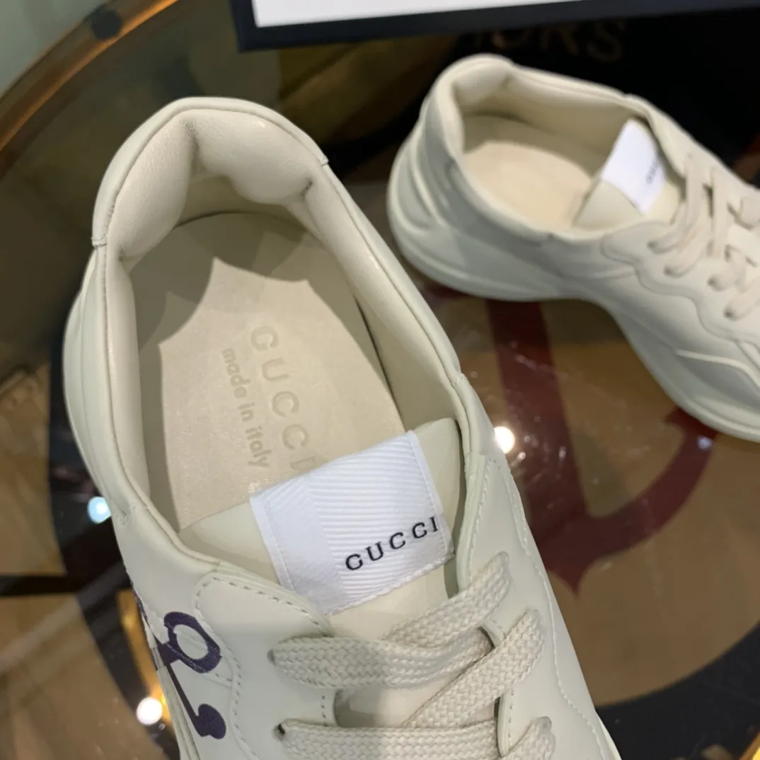 Gucci Rhyton Sneakers White Leather Dad Shoes –  Rep Shoes & Replica Styles TechFriendly 934