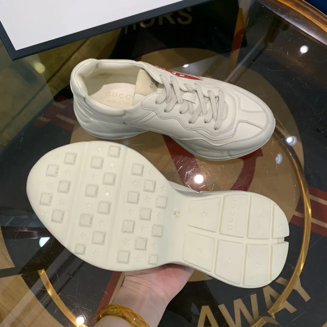 EasyCare Gucci Rhyton Sneakers White Red Dad Style –  Rep Shoes & Replica Shoes 927
