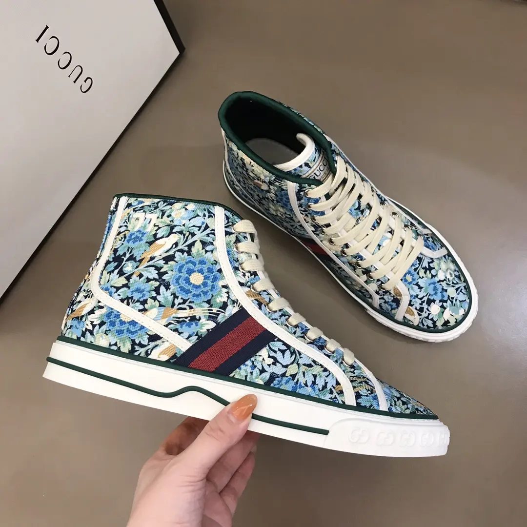 FashionForward Gucci Sneaker Tennis 1977 High in Blue – Premium Rep Shoes with  Replica Design 960