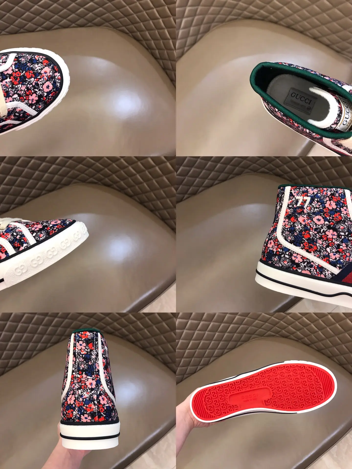 UrbanChic Gucci Sneaker Tennis 1977 High in Red –  Rep Shoes & Fake Gucci Replicas 959