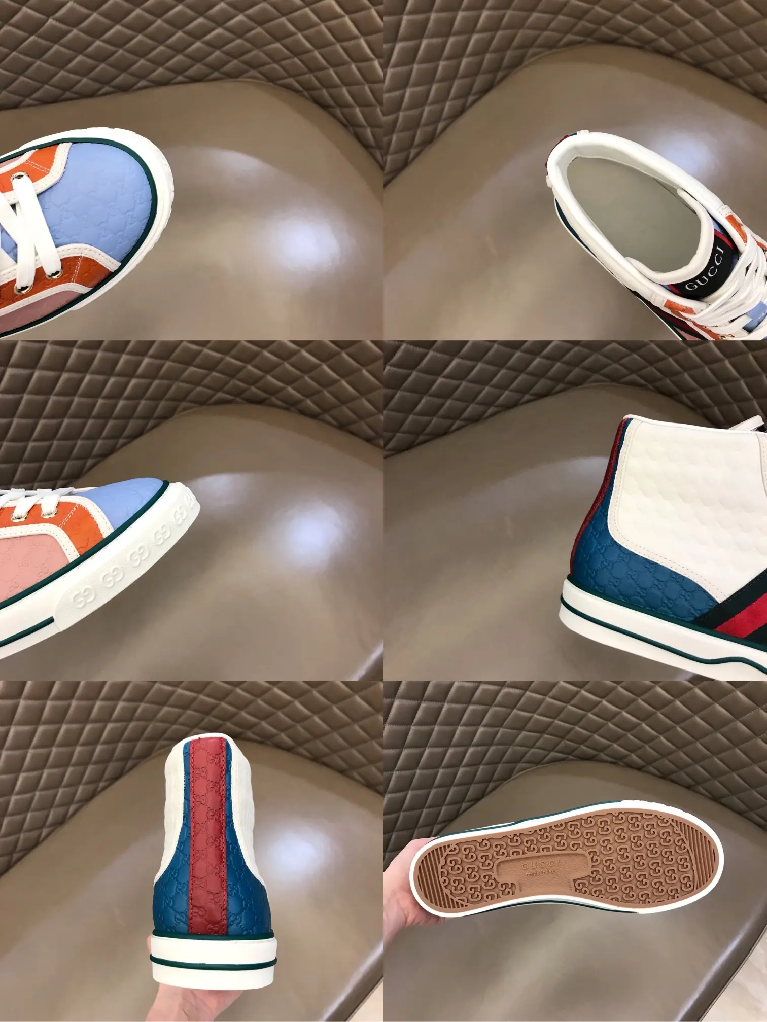 Thermal Gucci Sneaker Tennis 1977 High in White –  Rep Shoes & Replica Shoes 965