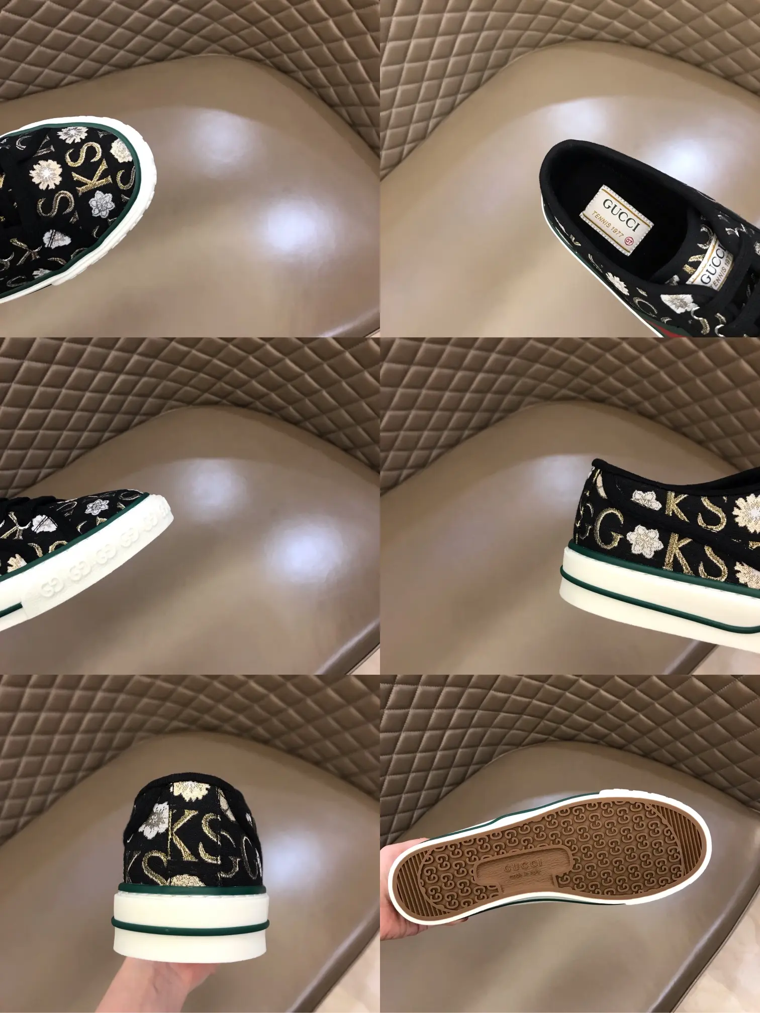 ModernLook Gucci Sneaker Tennis 1977 Low in Black –  Rep Shoes & Replica Footwear 975