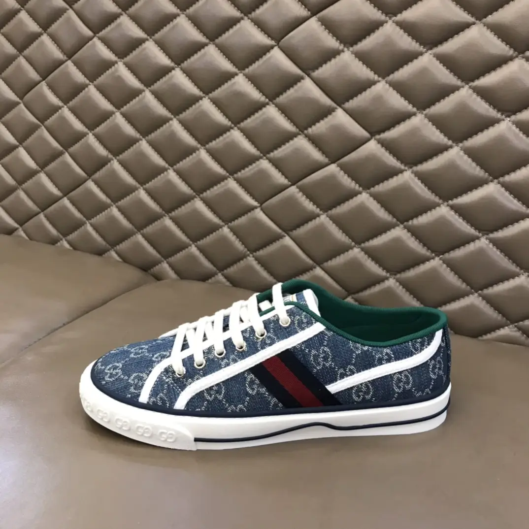 Gucci Sneaker Tennis 1977 Low in Blue –  Rep Shoes & Replica Footwear Vibrant 953