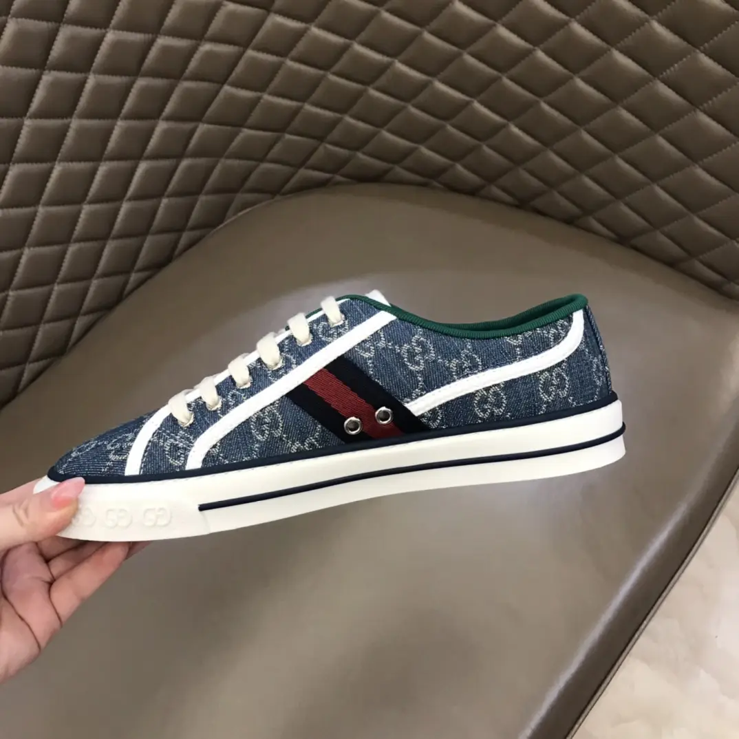 WrinkleFree Gucci Sneaker Tennis 1977 Low in Blue –  Rep Shoes & Replica Footwear 973