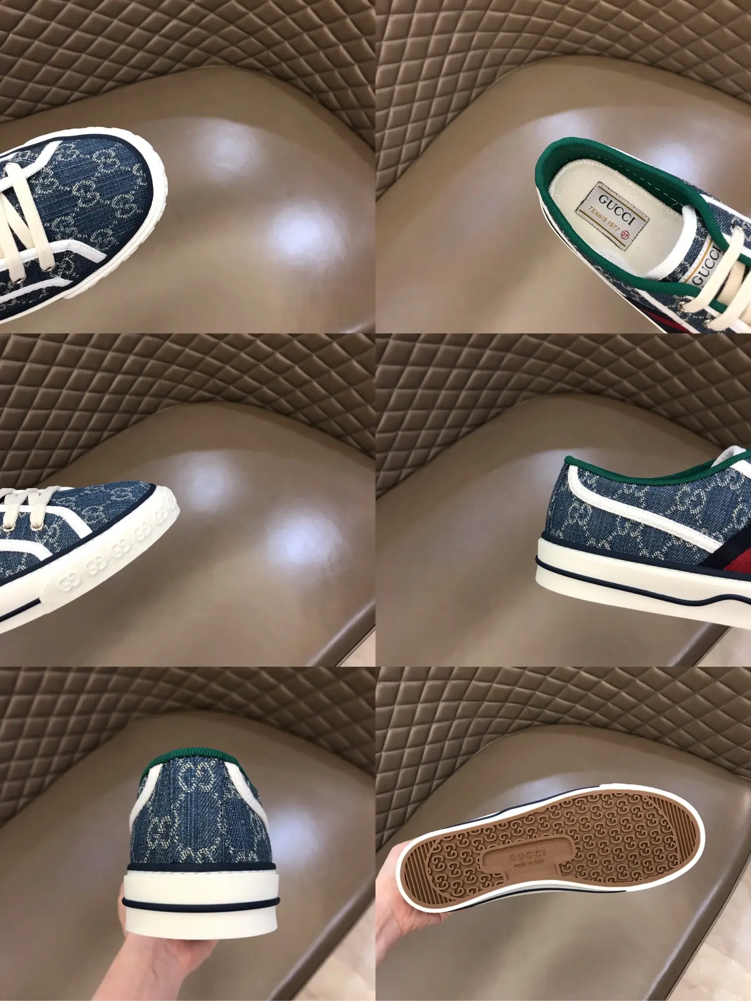 WrinkleFree Gucci Sneaker Tennis 1977 Low in Blue –  Rep Shoes & Replica Footwear 973