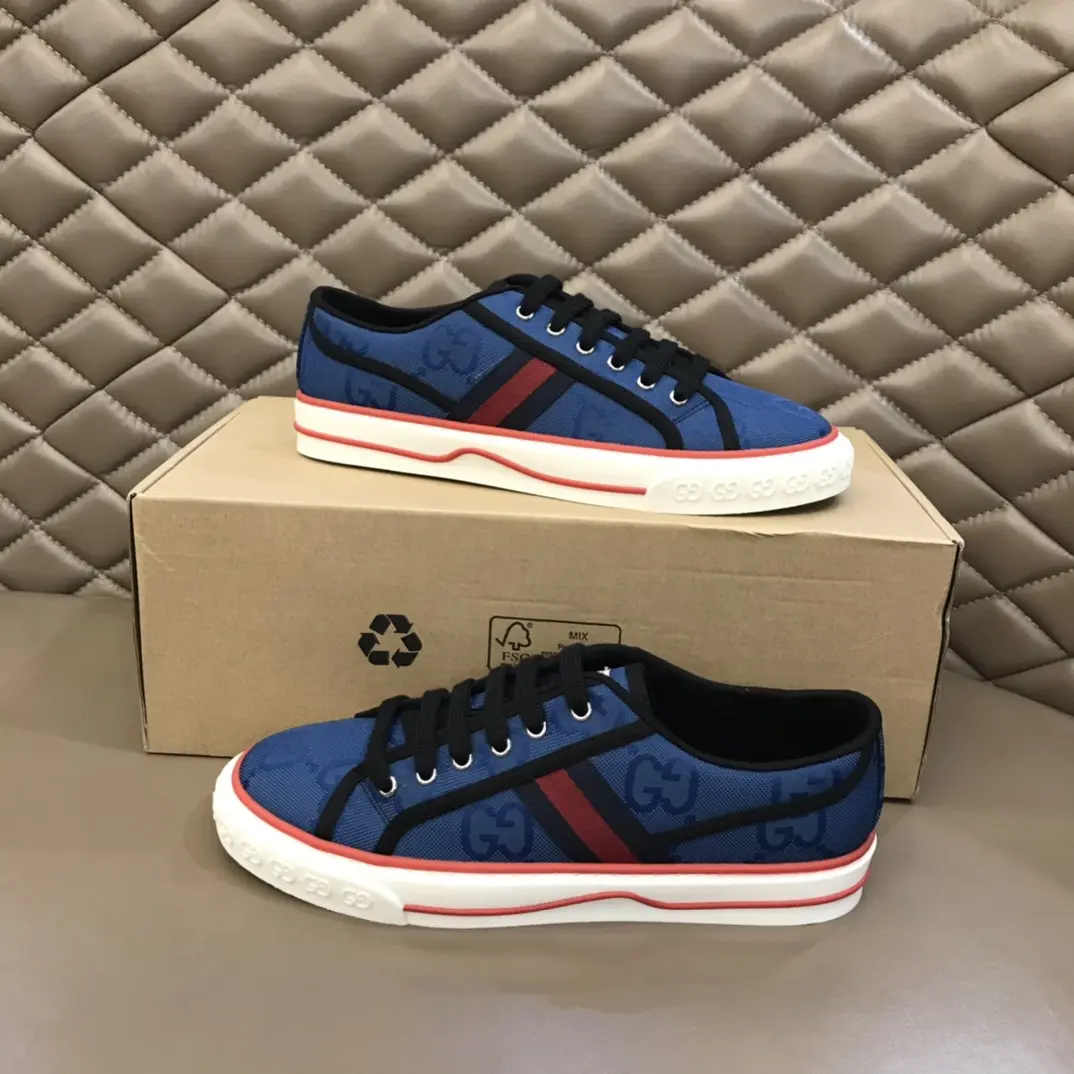 Gucci Sneaker Tennis 1977 Low in Blue –  Rep Shoes & Replica Shoes WaterResistant 974