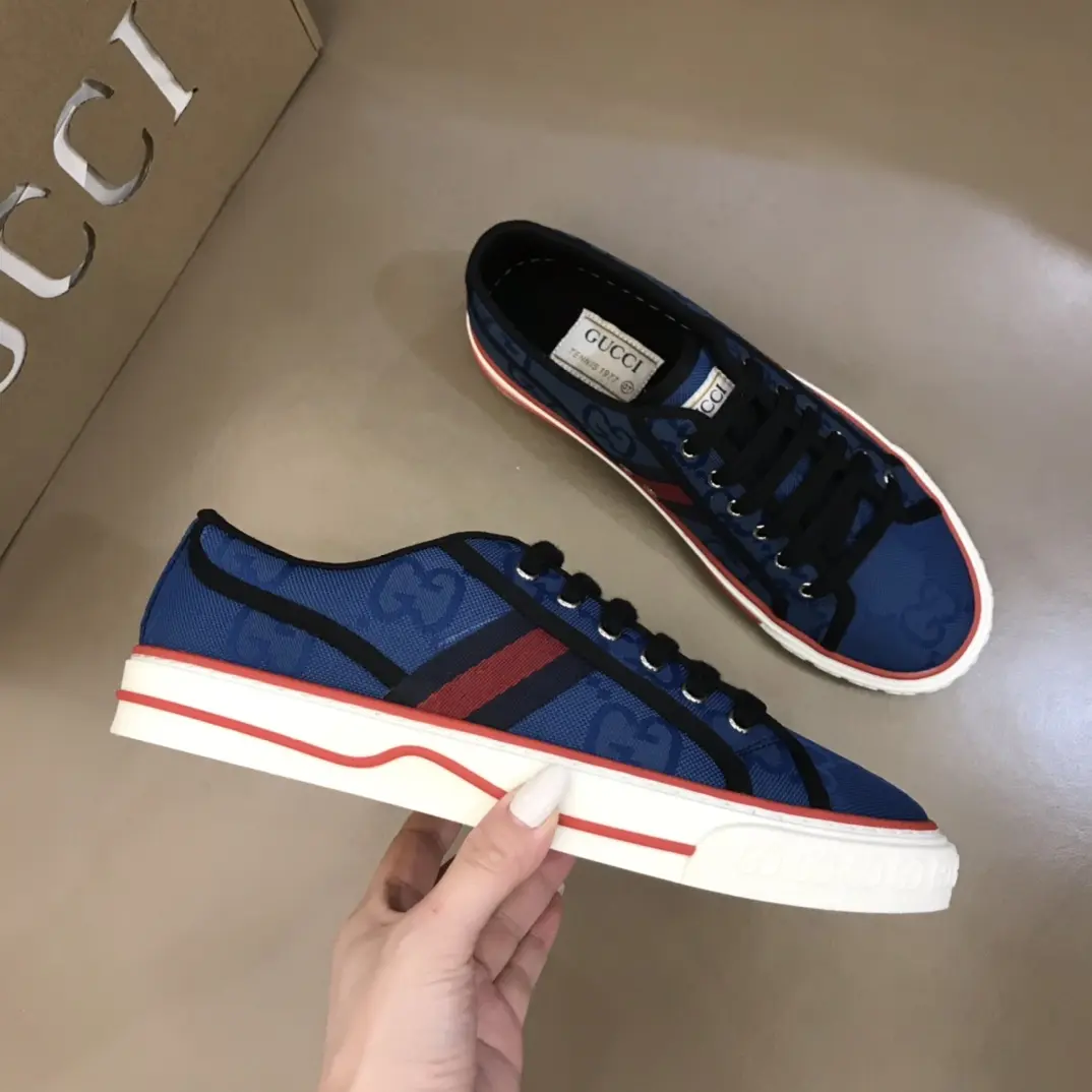 Gucci Sneaker Tennis 1977 Low in Blue –  Rep Shoes & Replica Shoes WaterResistant 974
