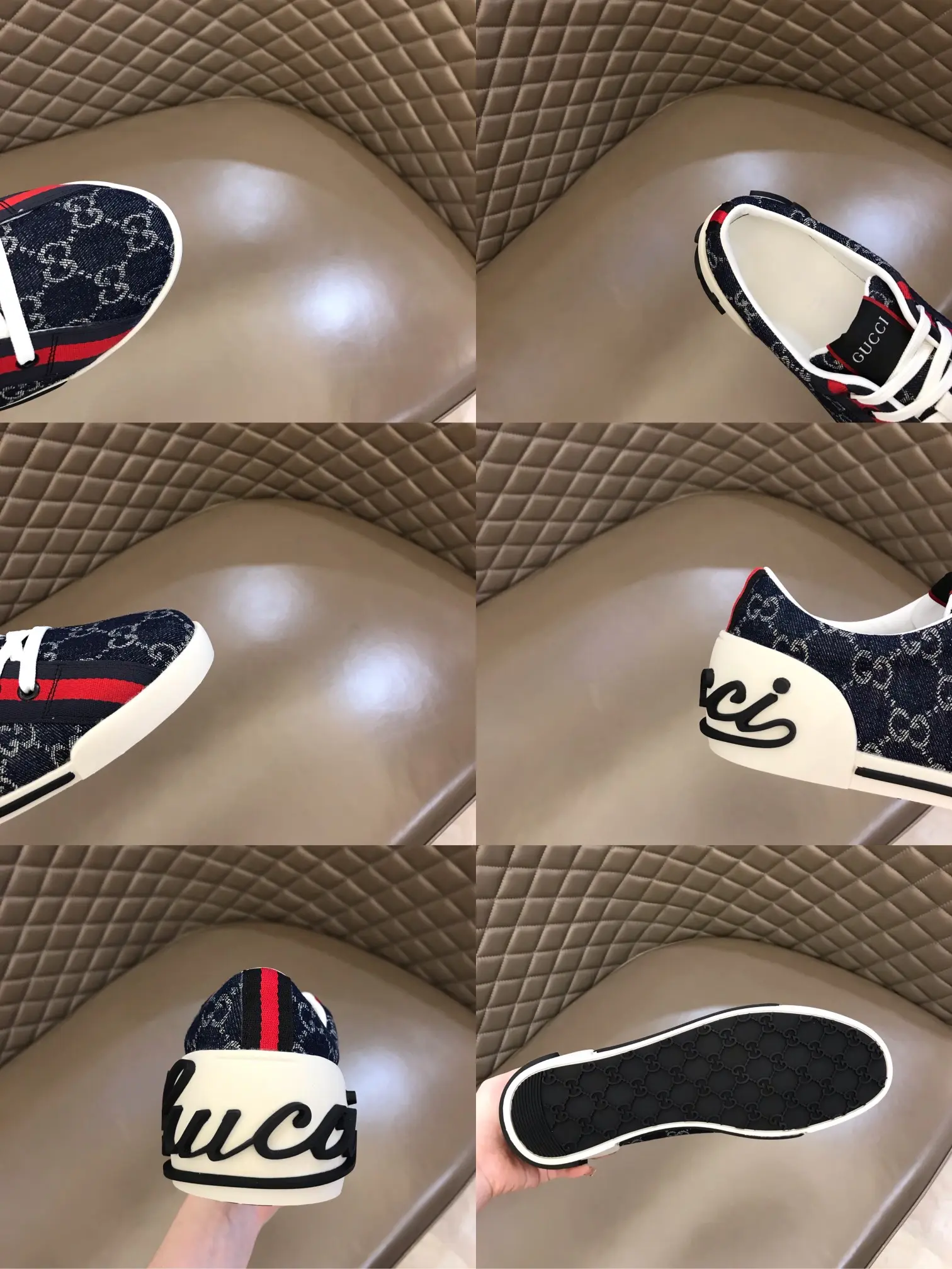 ZipUp Gucci Sneaker Tennis 1977 in Black –  Rep Shoes & Replica Gucci Footwear 949