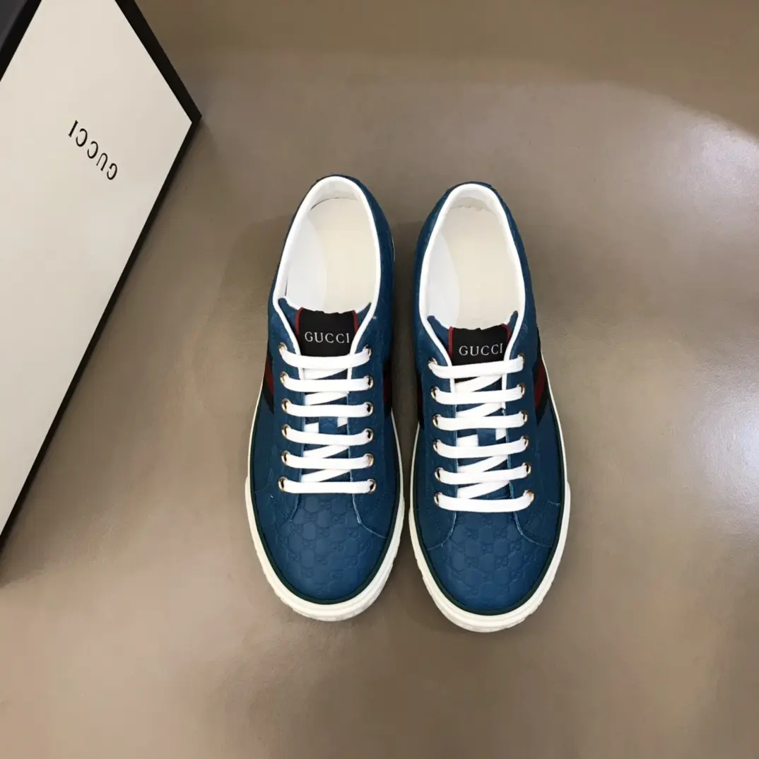 Sleek Gucci Sneaker Tennis 1977 in Blue –  Rep Shoes & Replica Footwear 986