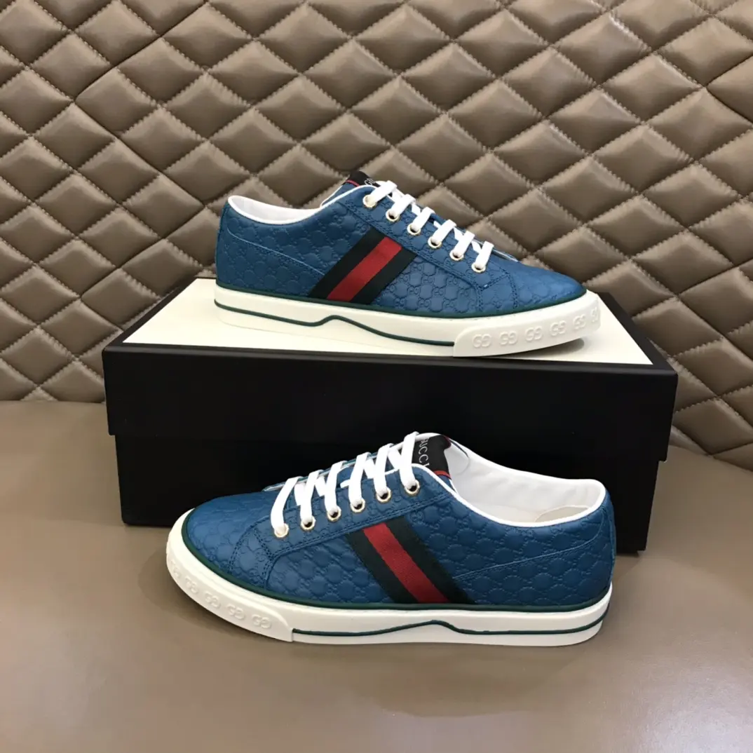Sleek Gucci Sneaker Tennis 1977 in Blue –  Rep Shoes & Replica Footwear 986