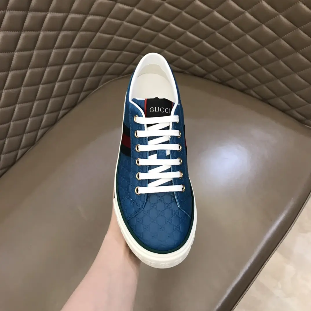 Sleek Gucci Sneaker Tennis 1977 in Blue –  Rep Shoes & Replica Footwear 986