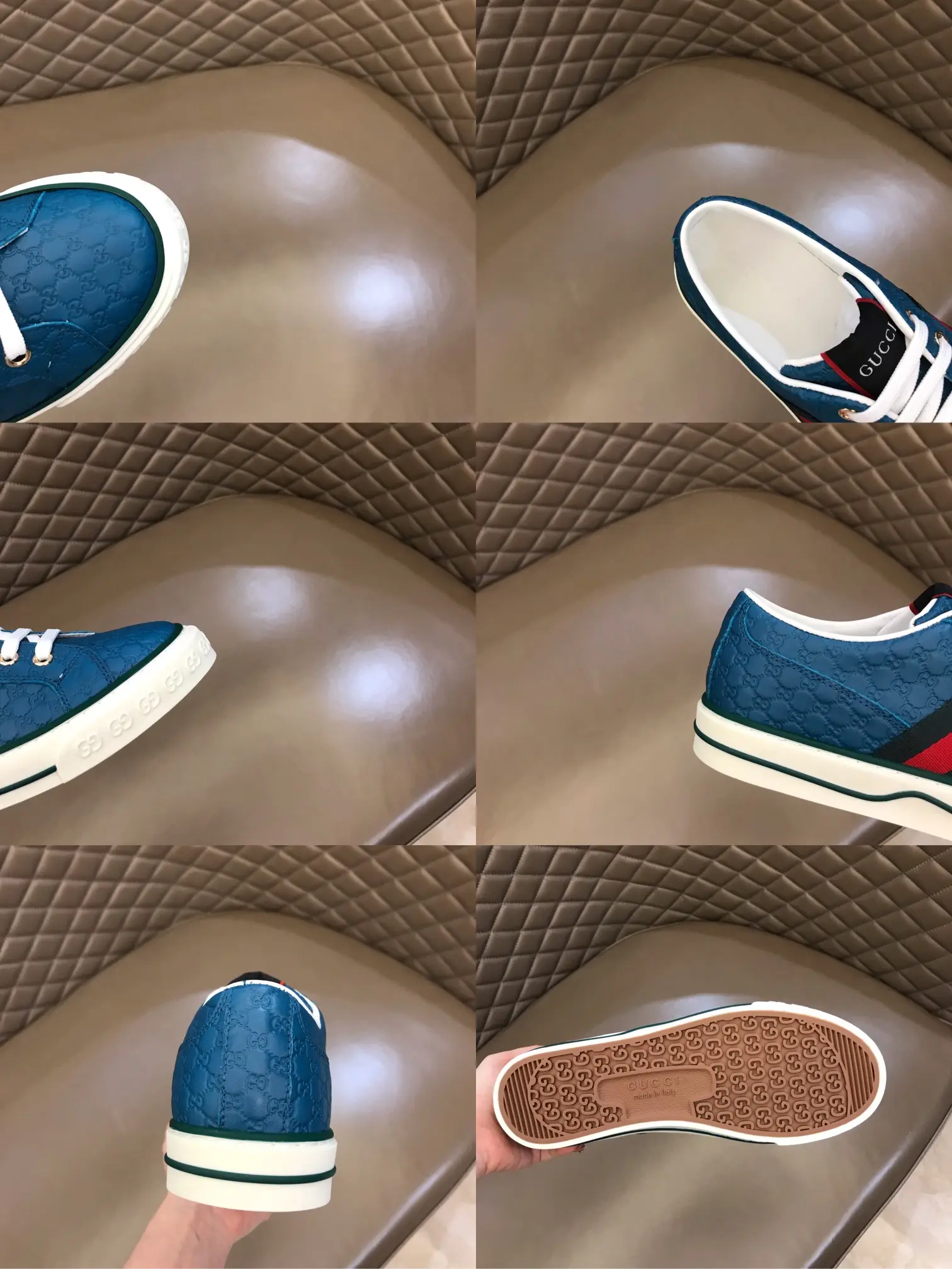 Sleek Gucci Sneaker Tennis 1977 in Blue –  Rep Shoes & Replica Footwear 986