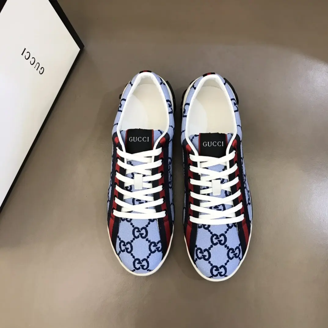 Elegant Gucci Sneaker Tennis 1977 in Blue –  Rep Shoes with Authentic Replica Design 957