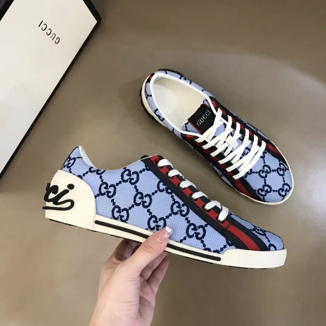 Elegant Gucci Sneaker Tennis 1977 in Blue –  Rep Shoes with Authentic Replica Design 957