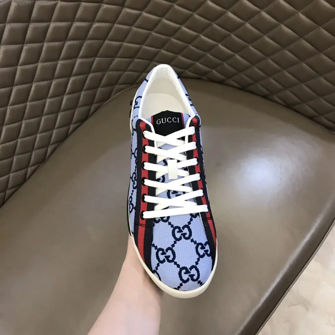 Elegant Gucci Sneaker Tennis 1977 in Blue –  Rep Shoes with Authentic Replica Design 957