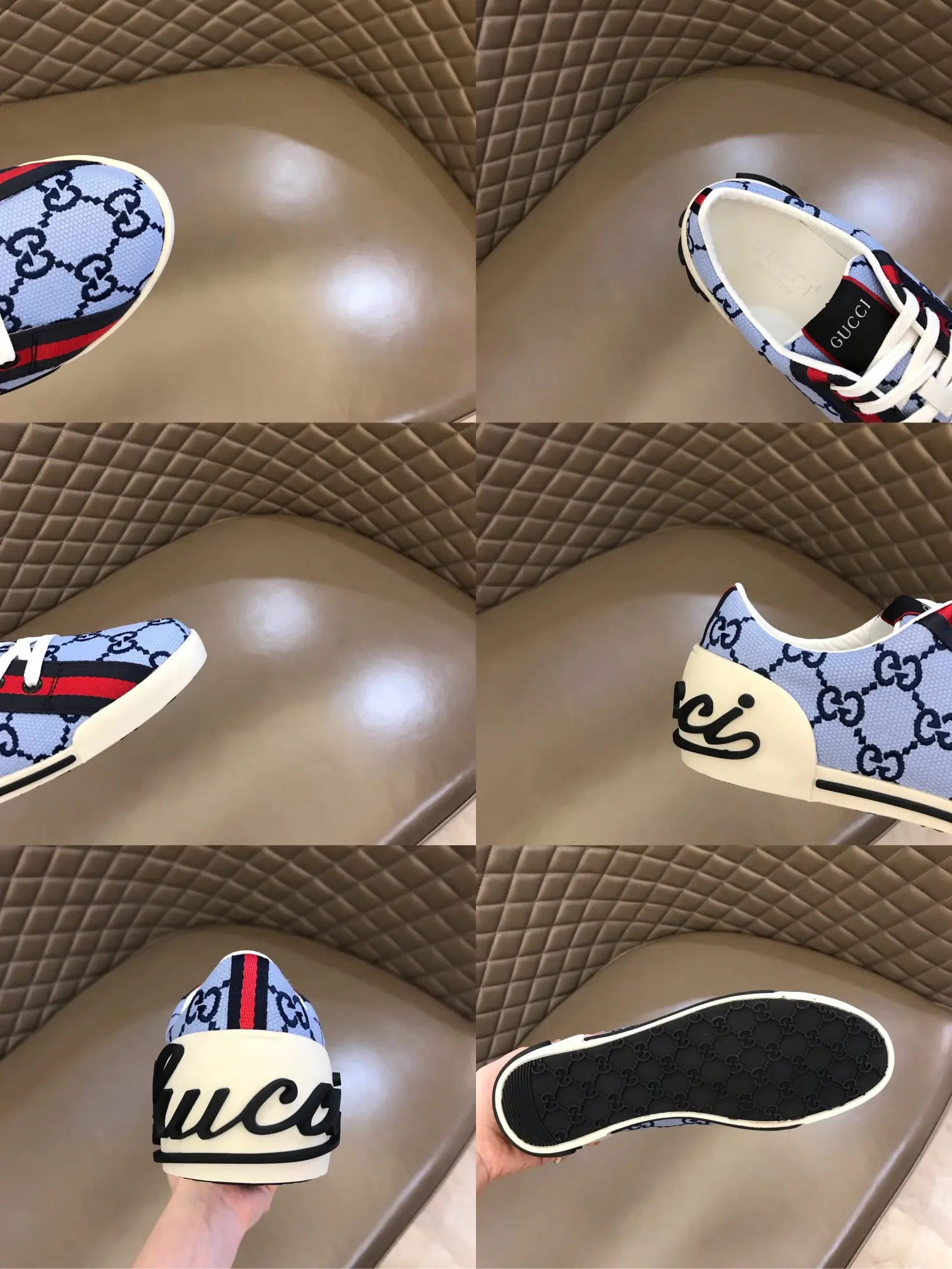 Elegant Gucci Sneaker Tennis 1977 in Blue –  Rep Shoes with Authentic Replica Design 957