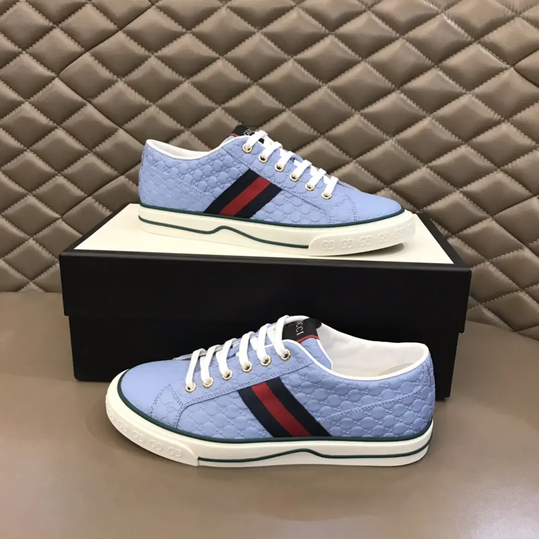 Resilient Gucci Sneaker Tennis 1977 in Blue –  Rep Shoes with Authentic Replica Style 989