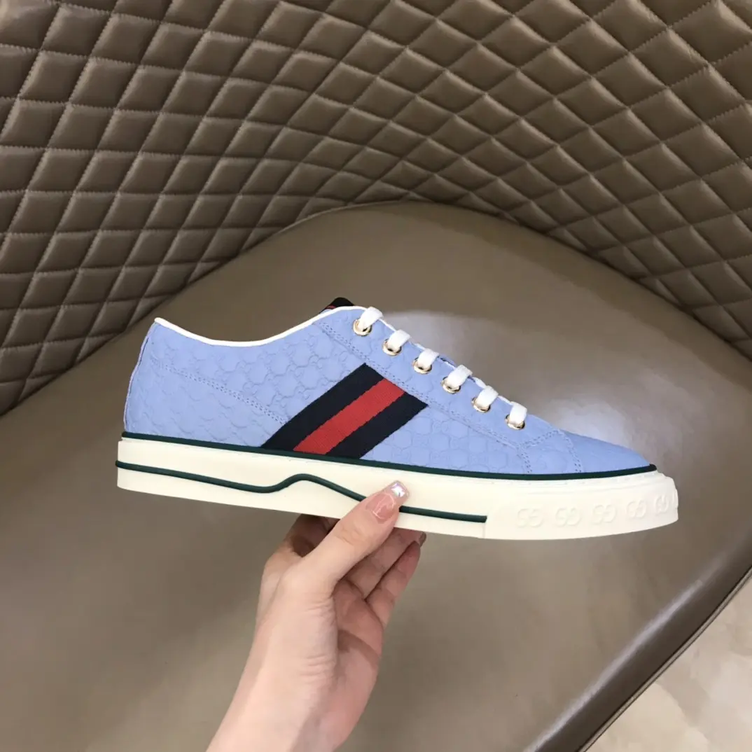 Resilient Gucci Sneaker Tennis 1977 in Blue –  Rep Shoes with Authentic Replica Style 989