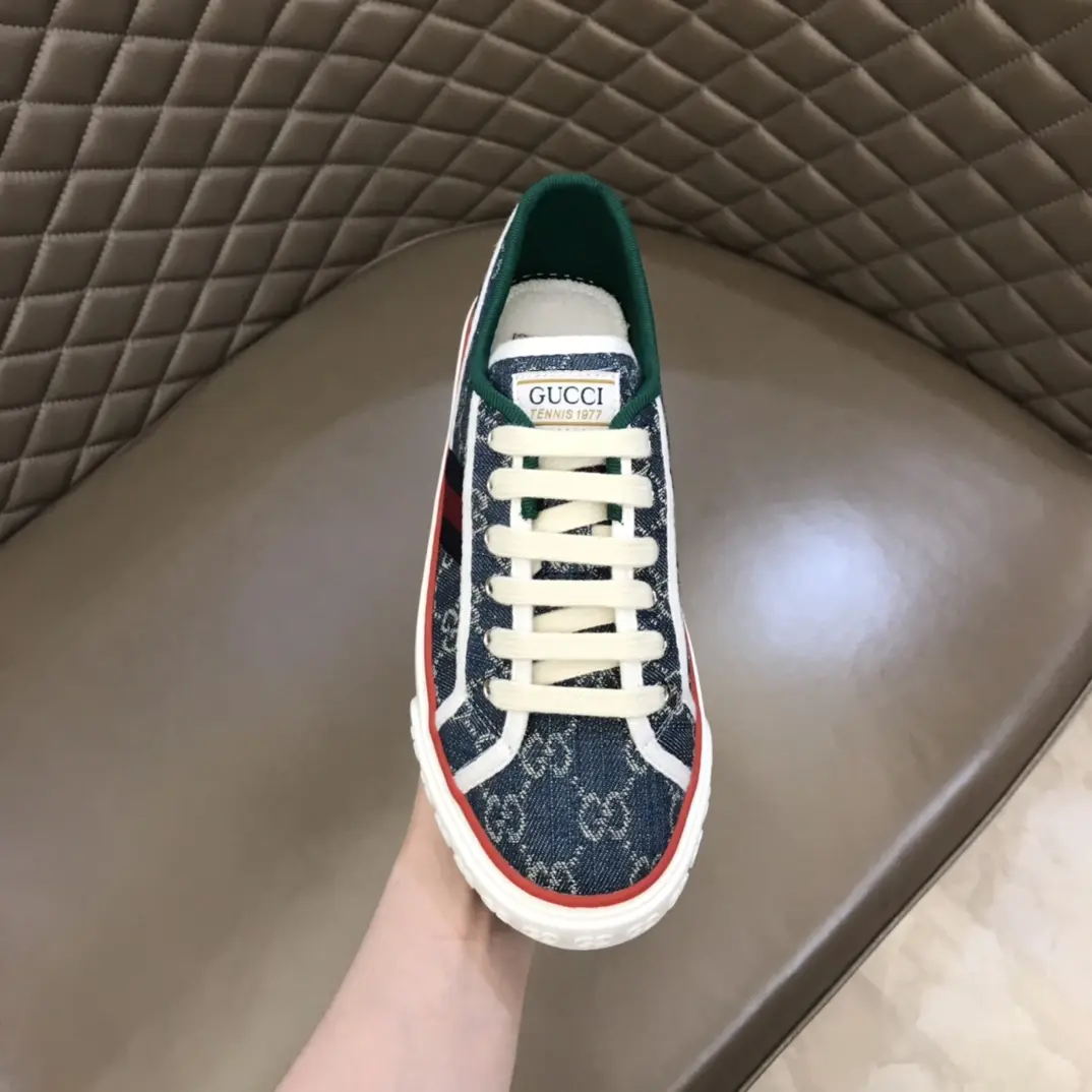 Resilient Gucci Sneaker Tennis 1977 in Blue –  Rep Shoes with Authentic Replica Style 989