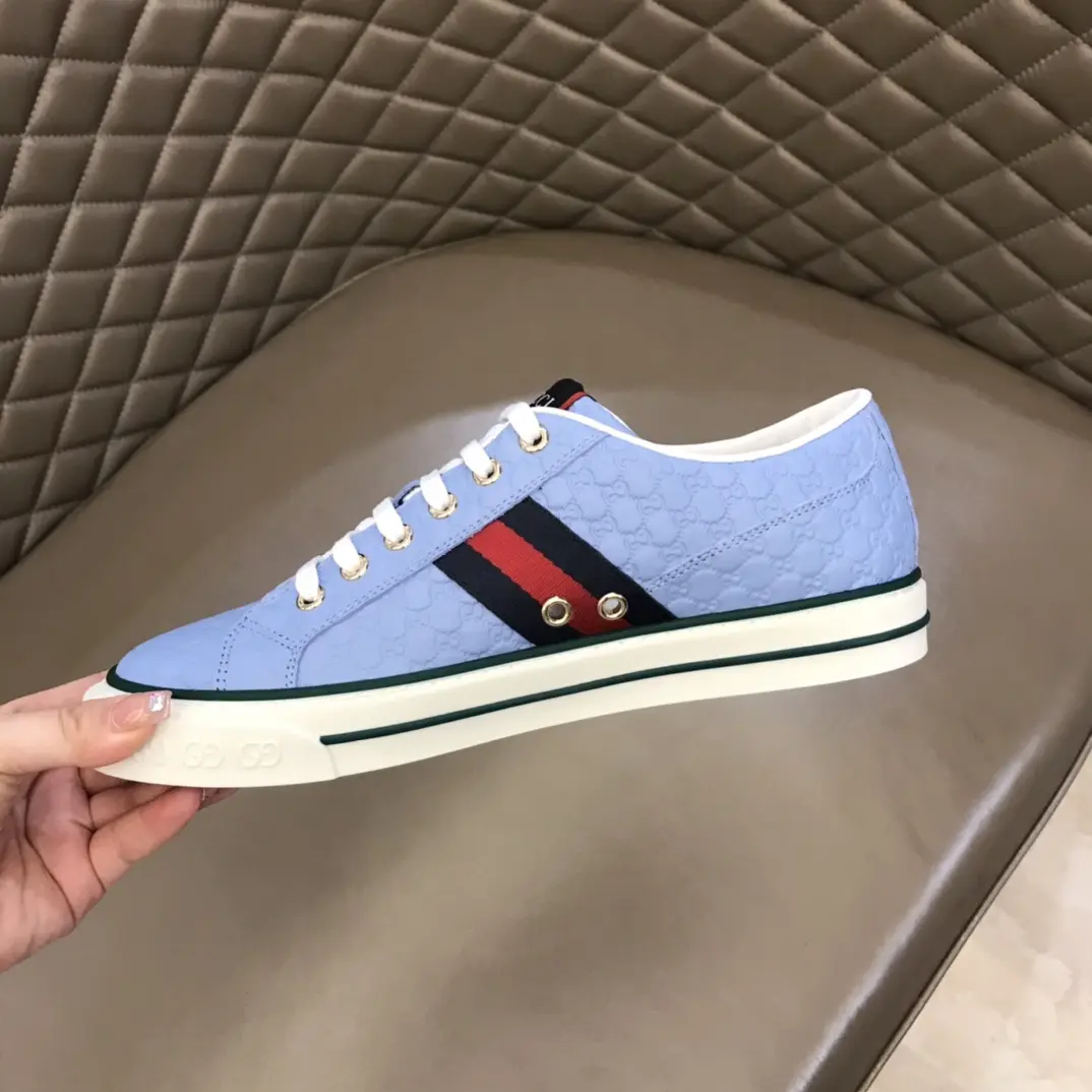 Resilient Gucci Sneaker Tennis 1977 in Blue –  Rep Shoes with Authentic Replica Style 989
