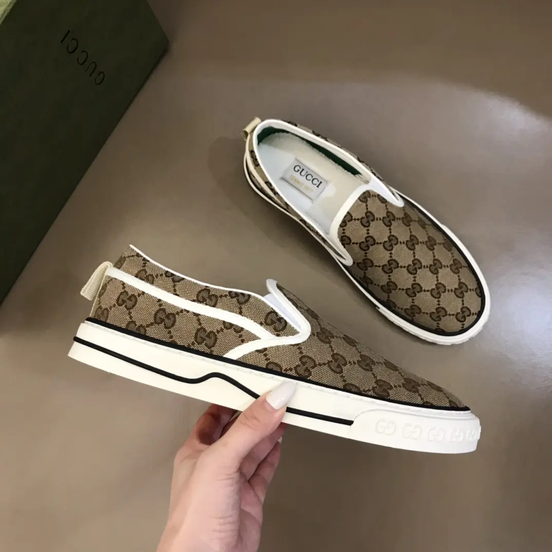 Gucci Sneaker Tennis 1977 in Brown –  Rep Shoes with Authentic Replica Style FreshLook 979