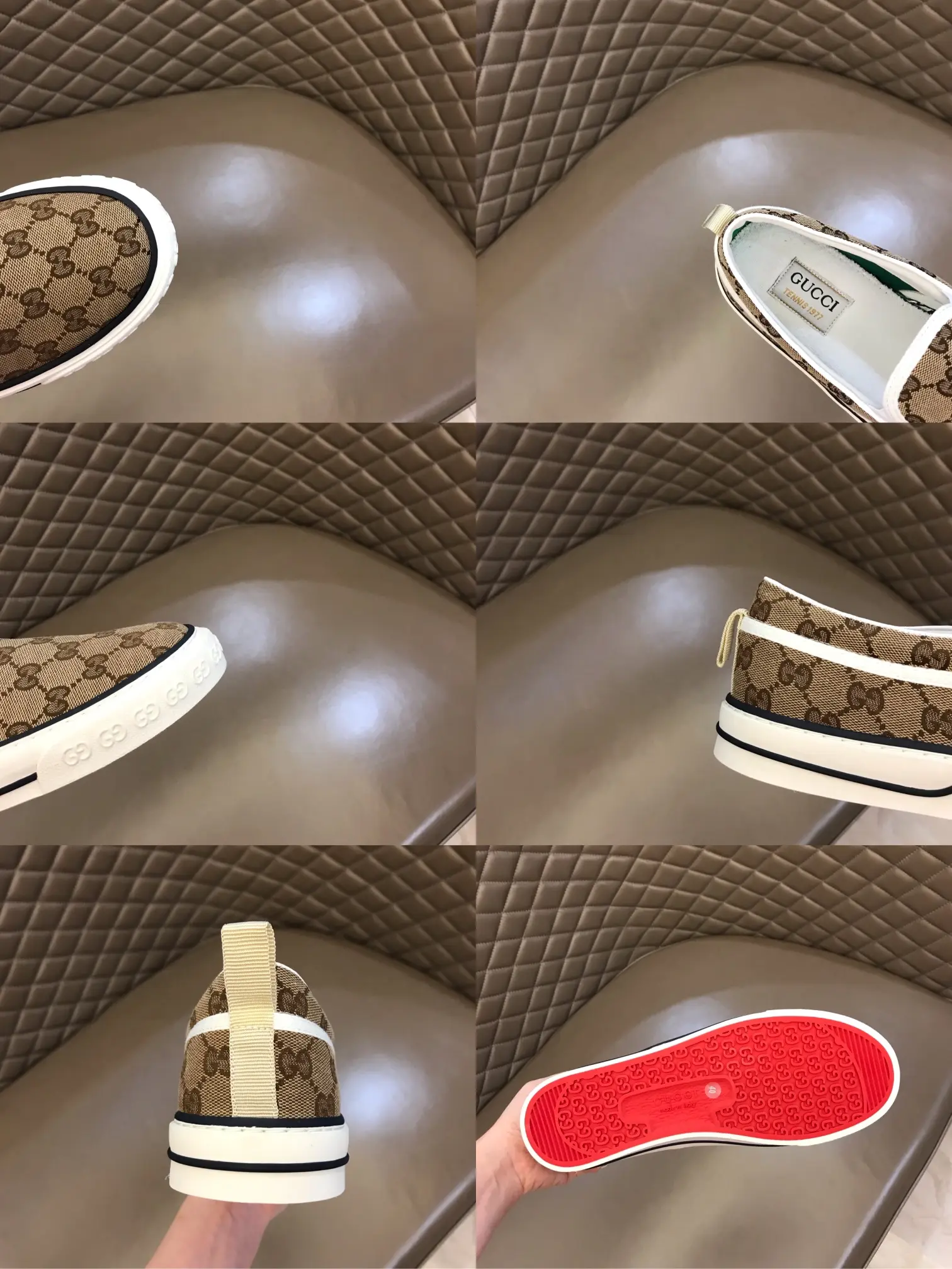 Gucci Sneaker Tennis 1977 in Brown –  Rep Shoes with Authentic Replica Style FreshLook 979