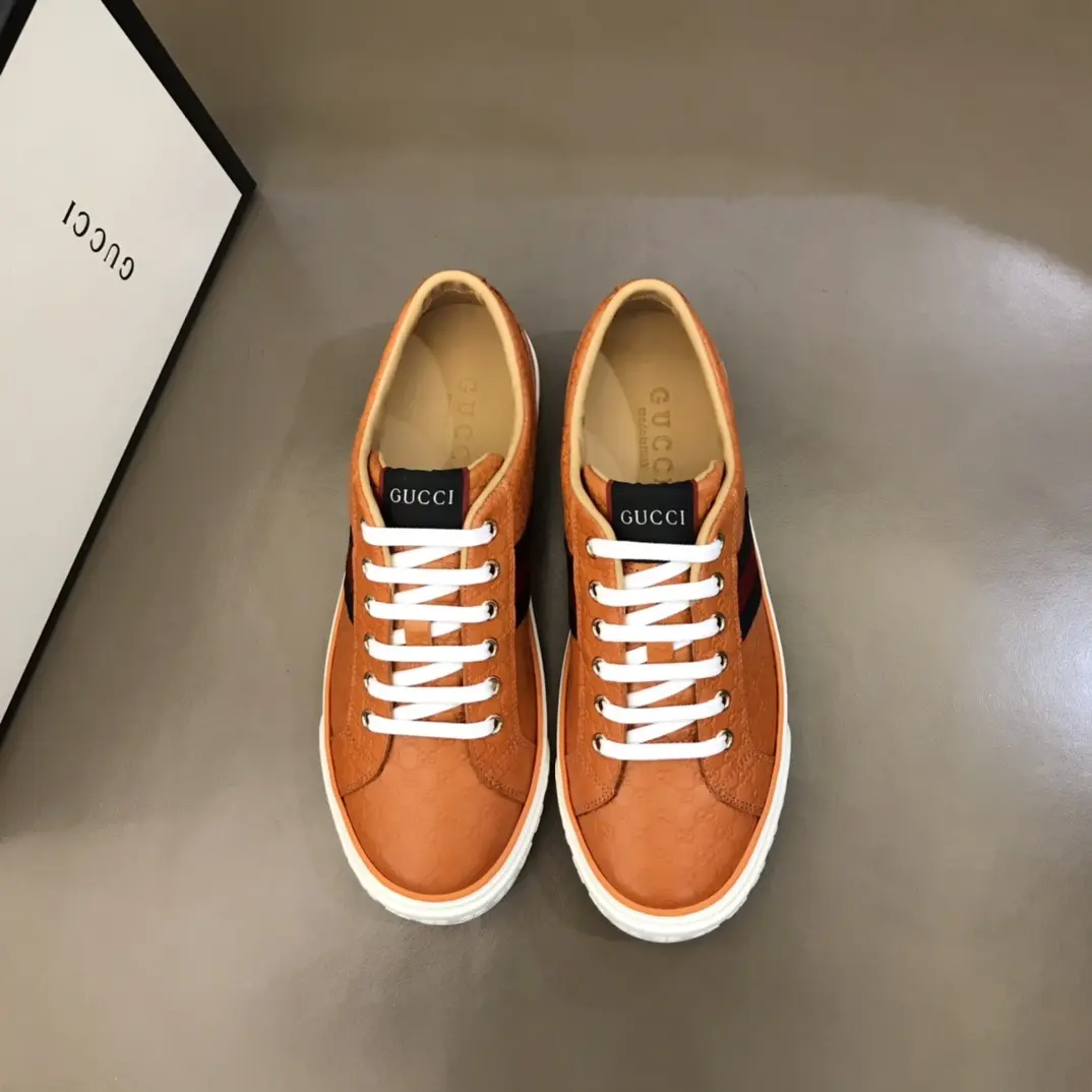 QuickDry Gucci Sneaker Tennis 1977 in Orange –  Rep Shoes with Authentic Replica Style 987