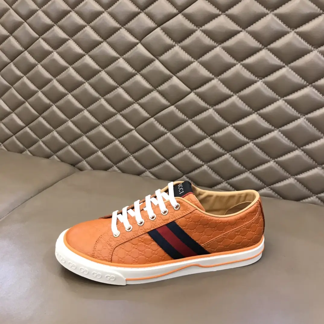 QuickDry Gucci Sneaker Tennis 1977 in Orange –  Rep Shoes with Authentic Replica Style 987