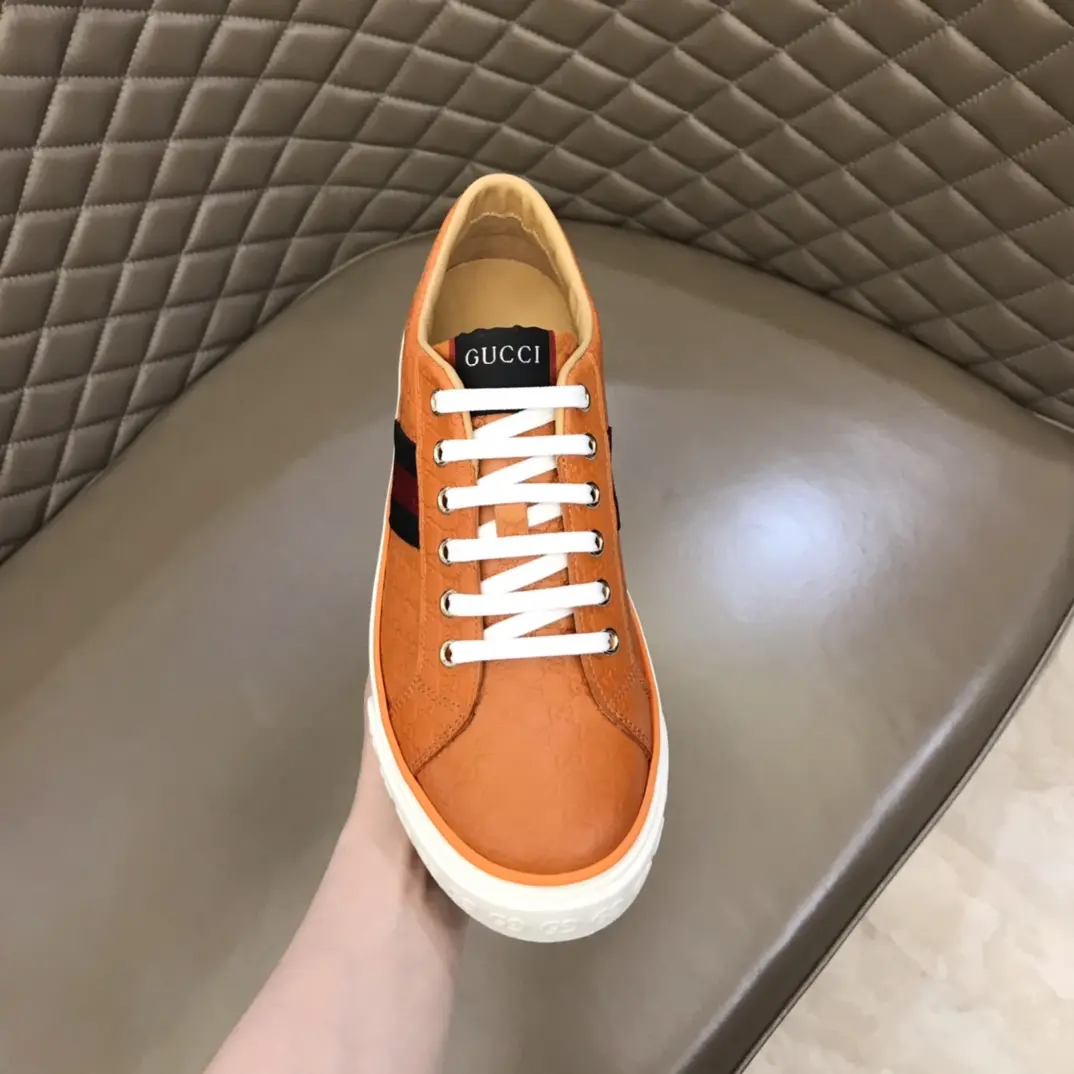 QuickDry Gucci Sneaker Tennis 1977 in Orange –  Rep Shoes with Authentic Replica Style 987