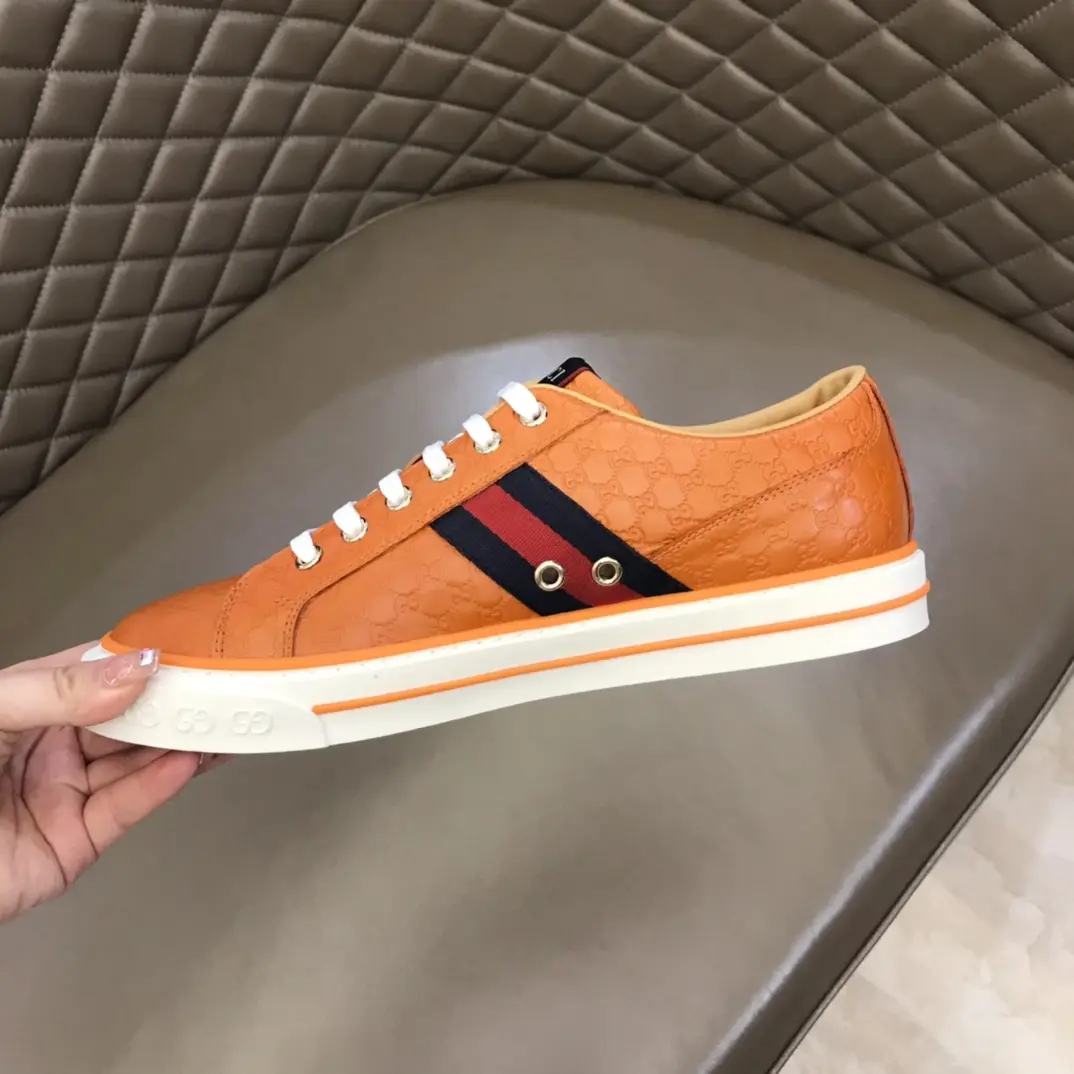 QuickDry Gucci Sneaker Tennis 1977 in Orange –  Rep Shoes with Authentic Replica Style 987