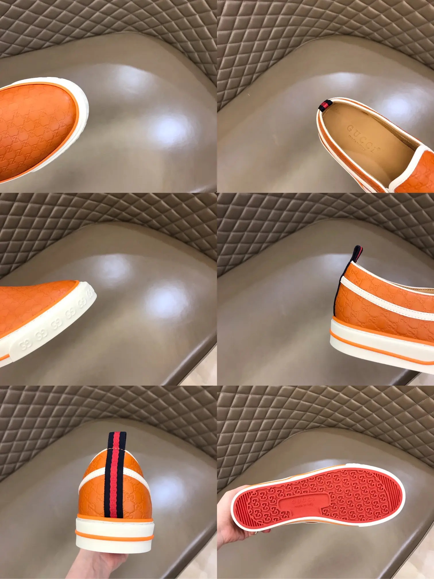 Gucci Sneaker Tennis 1977 in Orange –  Replica Shoes with Top Rep Shoes Quality Versatile 982