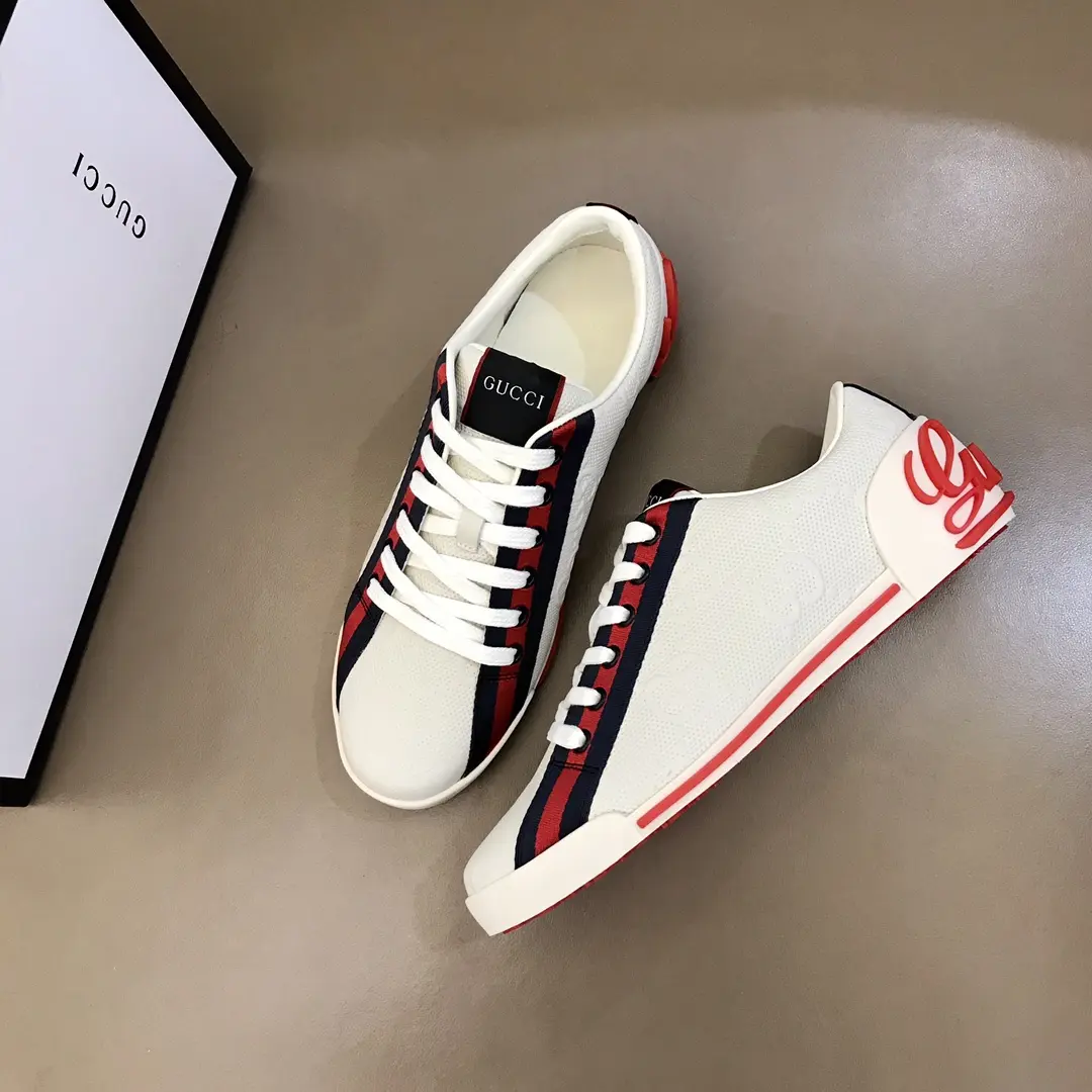 Colorful Gucci Sneaker Tennis 1977 in White –  Rep Shoes & Replica Footwear 972