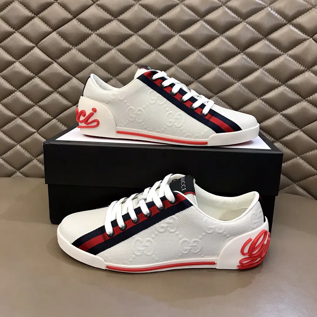 Colorful Gucci Sneaker Tennis 1977 in White –  Rep Shoes & Replica Footwear 972