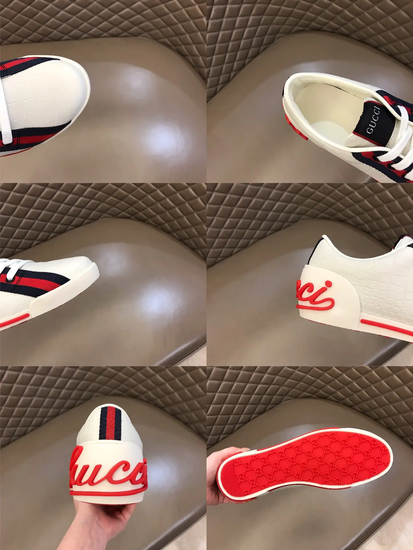 Colorful Gucci Sneaker Tennis 1977 in White –  Rep Shoes & Replica Footwear 972