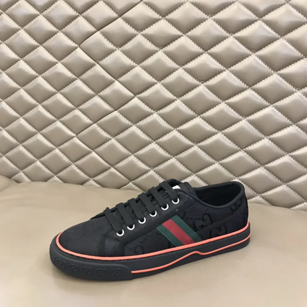 TopPick Gucci Tennis 1977 Black Canvas Sneakers –  Rep Shoes & Gucci Replica 877