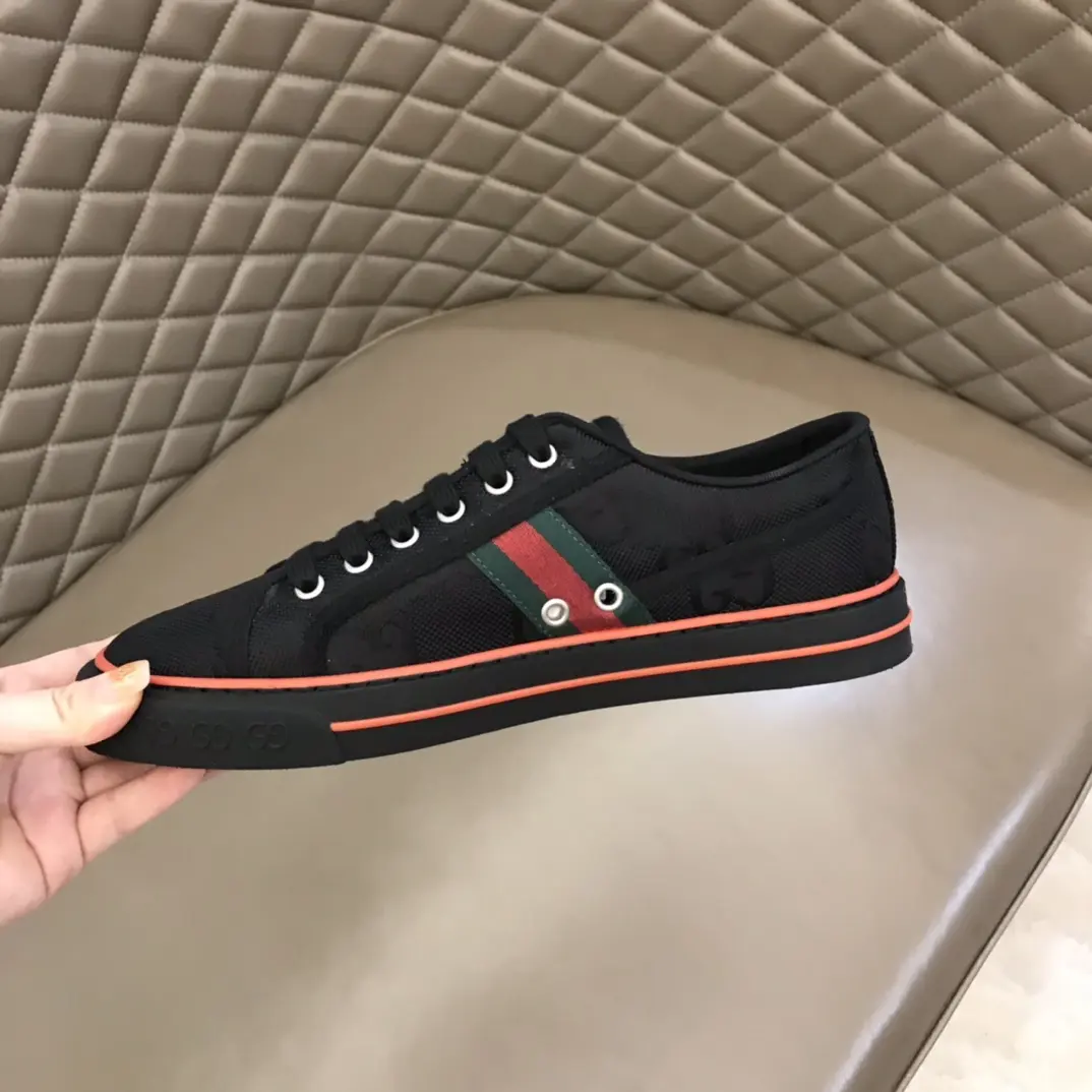 TopPick Gucci Tennis 1977 Black Canvas Sneakers –  Rep Shoes & Gucci Replica 877