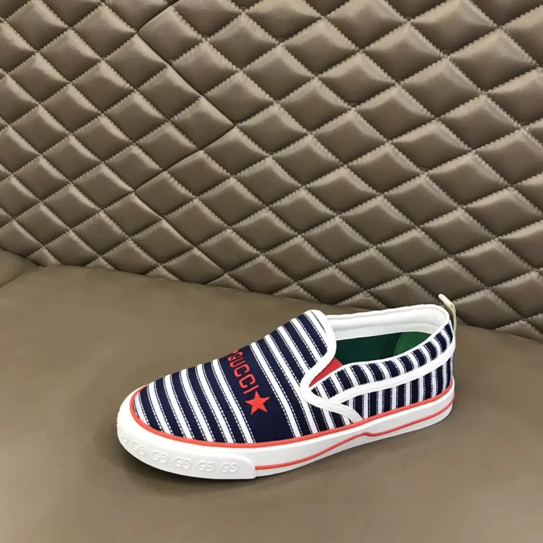 Gucci Tennis 1977 Striped Slip-On Shoes –  Gucci Replica with High Quality Craftsmanship Reliable 876