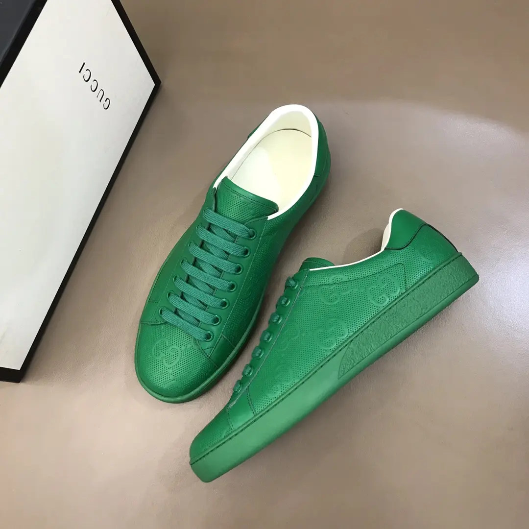 Gucci Women’s Green GG Pattern Ace Sneakers – Early Fall 2020 Collection, High Quality Replica Shoes, Gucci Replica, Size 5-8. DailyWear 873