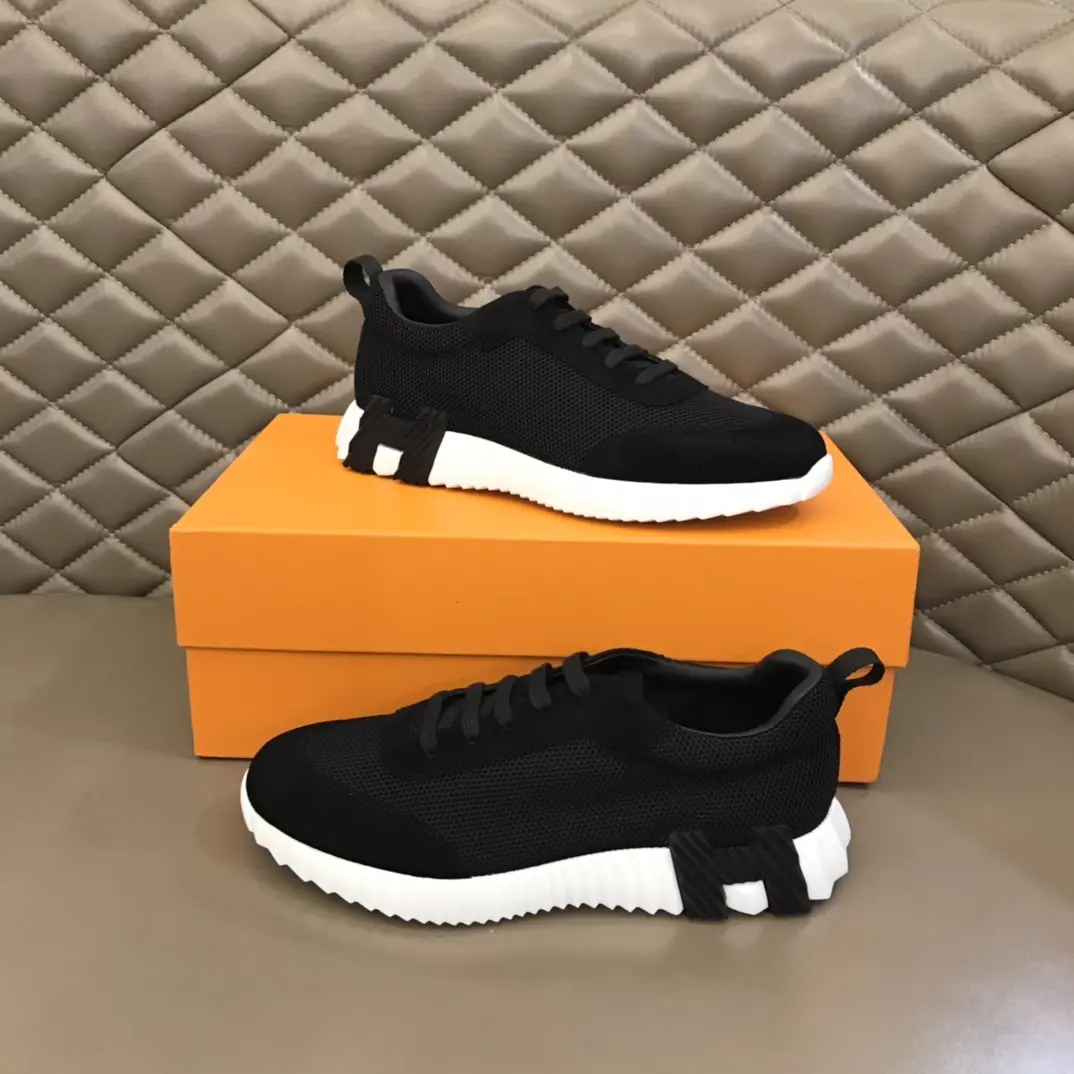 Hermès Crew  Sneakers, Black, Lace-Up – Premium Replica Hermes Shoes Edition Bold 69