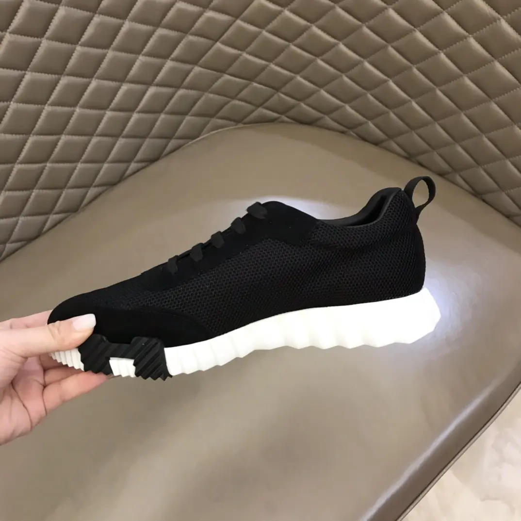 Hermès Crew  Sneakers, Black, Lace-Up – Premium Replica Hermes Shoes Edition Bold 69